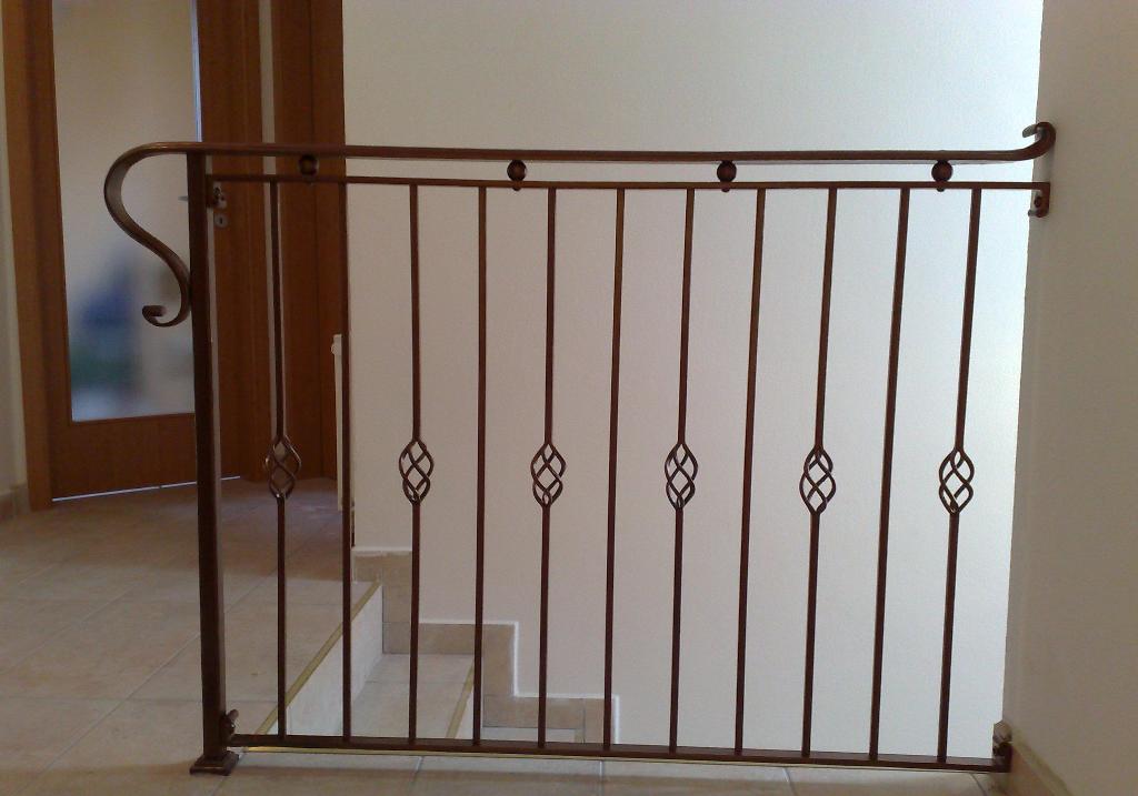 Kovan� schodi��ov� z�bradl� Telnice - Telnice - Zábradlí 1