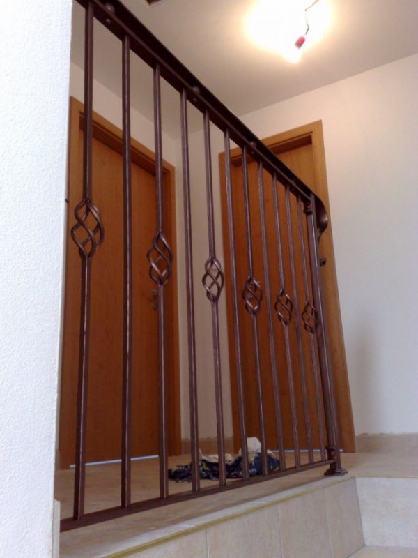 Kovan� schodi��ov� z�bradl� Telnice - Telnice - Zábradlí 2