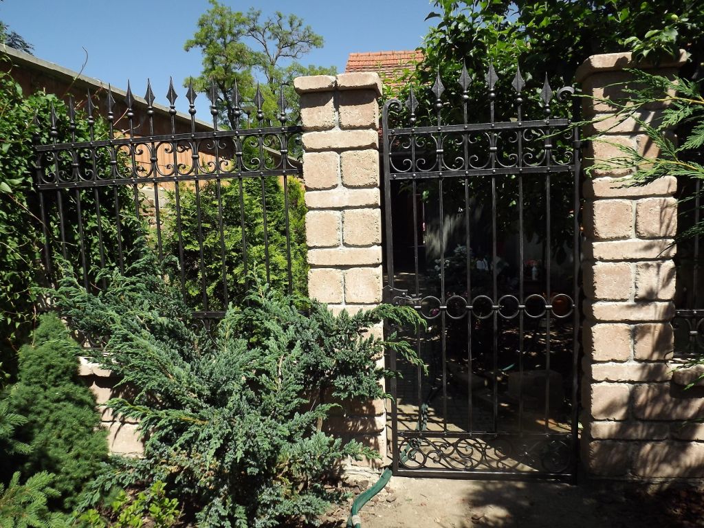 Kovan� branka s plotem - �jezd u Brna - DSCF2461