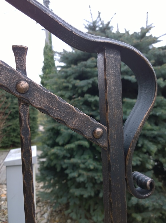 Kovan� schodi��ov� z�bradl� - �jezd u Brna - kotané schodišťové zábradlí - detail_4